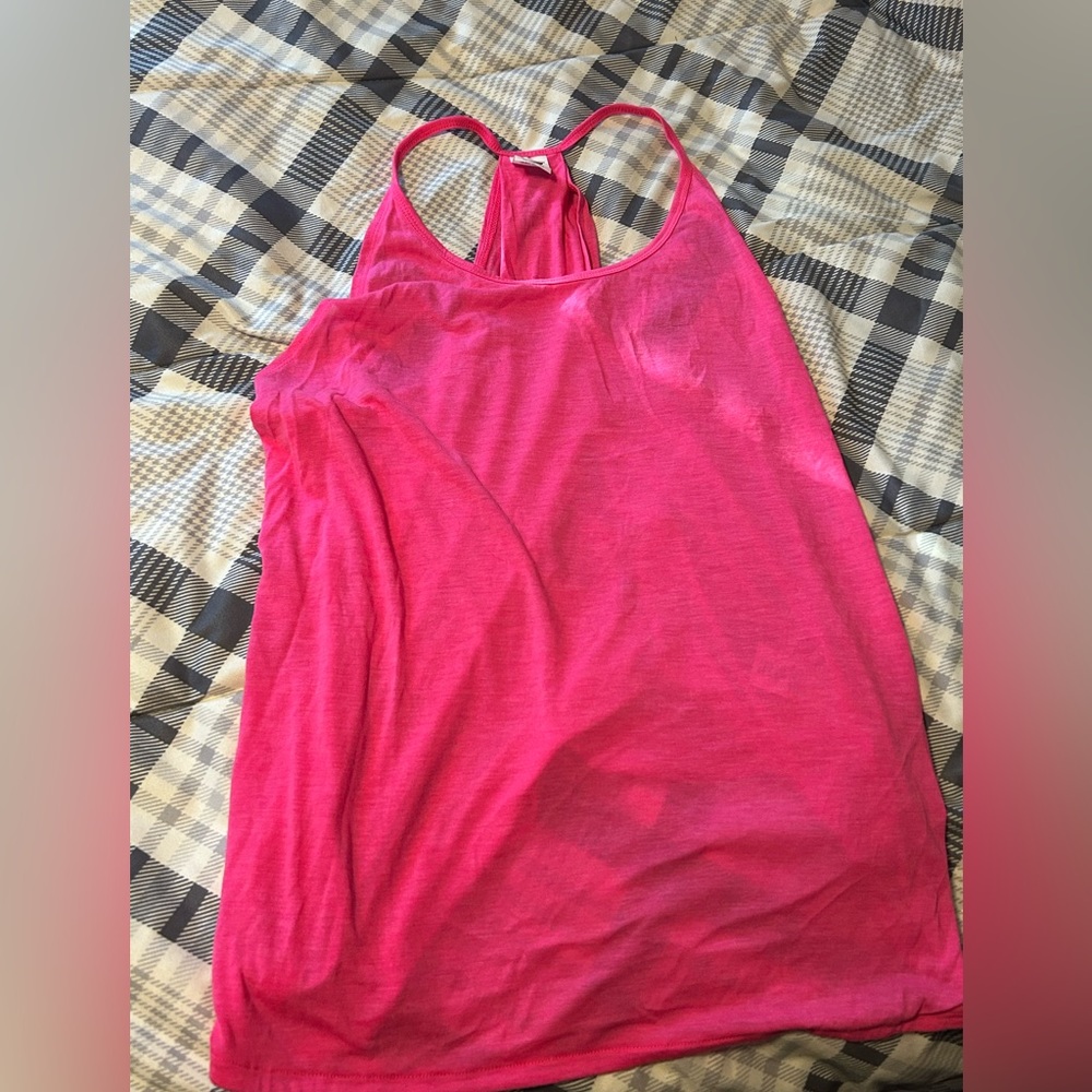 HOT PINK work out tank